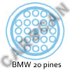Conector de Diagnóstio BMW 20 pines